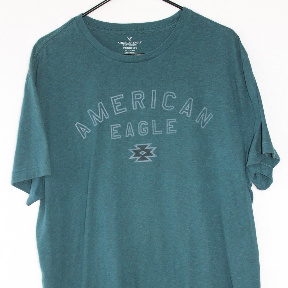 American Eagle Tee Shirt - XXL - Blue